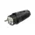 Gummi-Schutzkontaktstecker Schwarz | 16A 250VAC gerade