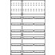 Aufputz Wandverteiler Komplettschrank, IP43, 3x8-reihig, 276TE (72TE Klemmraum)