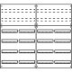 Aufputz Wandverteiler Komplettschrank, IP43, 4x6-reihig, 288TE (96TE Klemmraum)