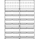 Aufputz Wandverteiler Komplettschrank, IP43, 4x9-reihig, 432TE (96TE Klemmraum)