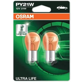 OSRAM ULTRA LIFE PY21W KFZ Lampe (Blinklicht), orange,...