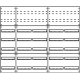 Aufputz Wandverteiler Komplettschrank, IP43, 5x7-reihig, 420TE (120TE Klemmraum)