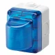 GEWISS GW27419 Kontrolleuchte mit Fassung E14, IP55, max. 15W, 66x82x95mm, blau