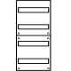 Wandverteiler Komplettschrank, UV1/4-140, IP30, UP, 1x4-reihig, 48TE (davon 24TE Klemmraum)
