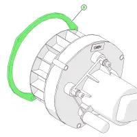 ETA HACK 63-130 / HACK VR 333-350 / PE-K 63-140 Dichtung...