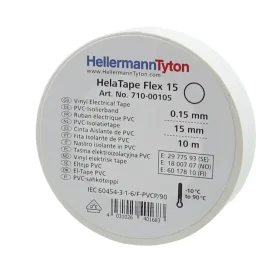 HelaTape Flex 15 PVC Elektro-Isolierband, B 15mm, L 10m,...