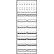 Wandverteiler Komplettschrank, UV2/9-210, IP30, UP, 2x9-reihig, 216TE (davon 48TE Klemmraum)