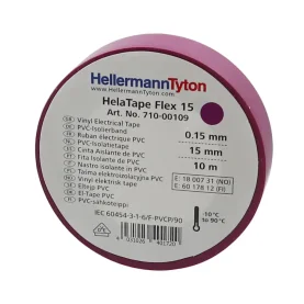 HelaTape Flex 15 PVC Elektro-Isolierband, B 15mm, L 10m,...