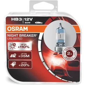 OSRAM NIGHT BREAKER® UNLIMITED HB3 Halogenlampe, 12V,...