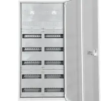 Aufputz Wandverteiler Komplettschrank IP43 | 2x7-reihig...