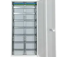 Aufputz Wandverteiler Komplettschrank IP43 | 2x7-reihig...