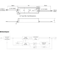 MEAN WELL LPV-100 Netzteil-Serie mit 30cm Anschlusslitzen, IP67 | 100W