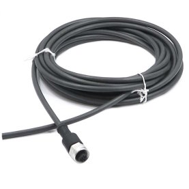 BINDER Serie 766 M12-B Kabel, 5m, schwarz, Kupplung...