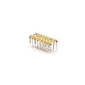 Carrier-IC-Fassung, 18-polig, Abstand 7,62mm, RM2,54