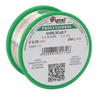 Lötzinn 0,7mm bleifrei | Sn99,3Cu0,7 | 250g Spule