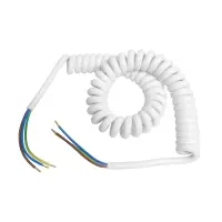 Spiralkabel 3G1,5mm² Weiß | H05VV-F offene...