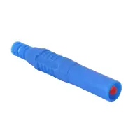 Sicherheits-Bananenstecker 4mm Blau | CATII 1000V 32A...