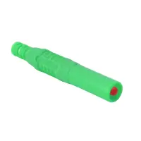 Sicherheits-Bananenstecker 4mm Grün | CATII 1000V...
