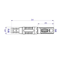 Sicherheits-Bananenstecker 4mm | CATII 1000V 32A isoliert...
