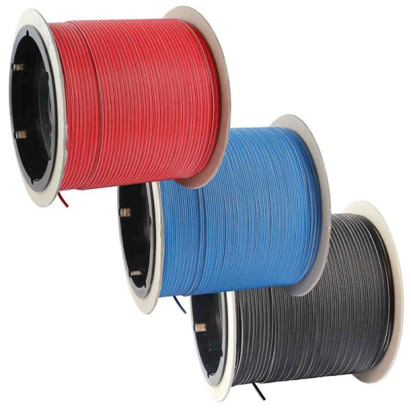 LED-Kabel rot schwarz 2-polig, LIYZ 2x1