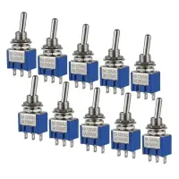 Miniatur-Kippschalter | 1-polig EIN/AUS/EIN 3A 250VAC |...