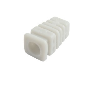 Knickschutztüllen für Kabel-Ø 4mm, 10 Stück, weiß