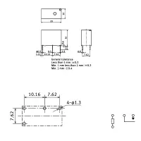 PANASONIC ALQ306 Print-Leistungsrelais 6VDC | 1...