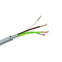 LiYCY Steuerleitung geschirmt | 4x0,25mm² Grau 25m