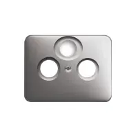 B&J alpha nea® platin, Zentralscheibe TV/SAT, 3-fach