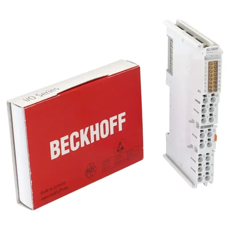 BECKHOFF KL1809 Busklemme, 16-Kanal-Digital-Eingang, 24VDC, 1-Leiteranschluss