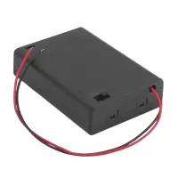 Batteriehalter-Gehäuse 3x AA (Mignon) | Schalter...