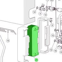 ETA 25570-INOX FWM-E / SLM-E Plattenwärmetauscher XB...