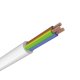 H05VV-F PVC Schlauchleitung, 3G1,0mm², weiß, 50m