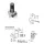 ALPS RK09K1130A5R Potentiometer 10K lin | stehend 20mm | Achse 6mm rund