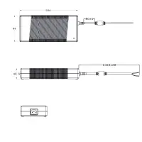 ATS250T-P240 Tischnetzteil | 24VDC 10,4A 250W | Kabel mit offenem Ende