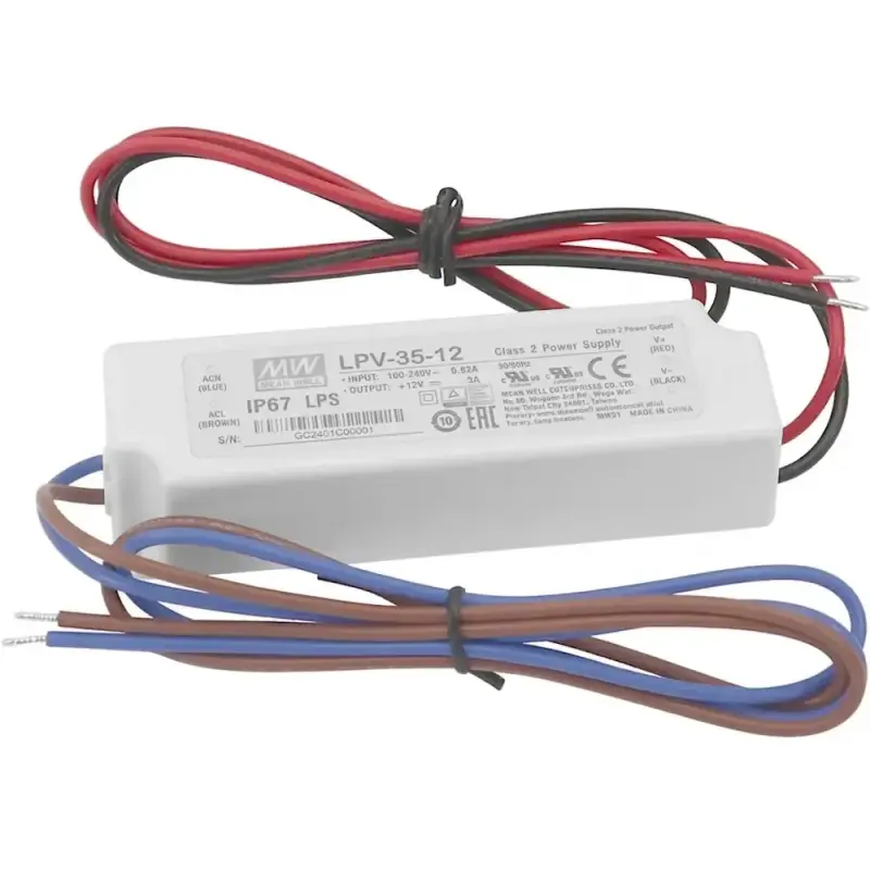 Mean Well RQ-65B – 4-fach Ausgang Schaltnetzteil, 65W, Metallgehäuse, Überlast-/Überspannungsschutz – Für Automatisierung & Industrie!
