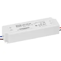 MEAN WELL LPV-35 Netzteil-Serie mit 60cm Anschlusslitzen, IP67 | 35W