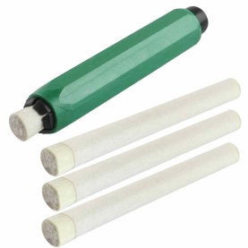 Glasfaser-Radierstift, 10mm, mit 3 Ersatzpinseln