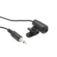 Ansteckmikrofon mit 1,5m Kabel & 3,5mm Klinkenstecker
