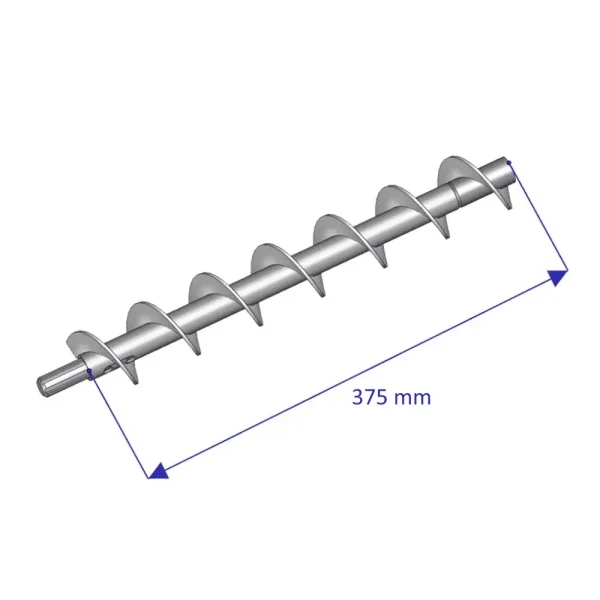 ETA Hackgutaustragung BG2, Verlängerungsschnecke für Trogkanal-Verlängerung 37,5cm