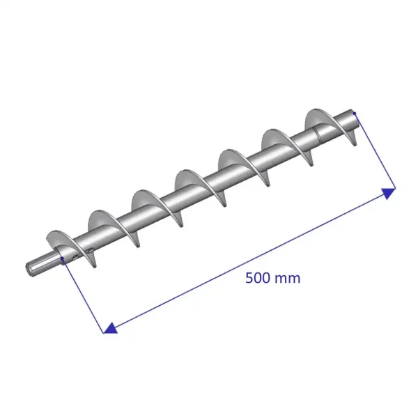 ETA Hackgutaustragung BG2, Verlängerungsschnecke für Trogkanal-Verlängerung 50cm