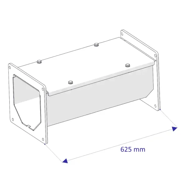 ETA Hackgutaustragung BG2, Trogkanal-Verlängerung 62,5cm