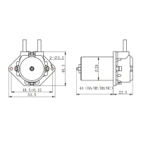 KAMOER NKP-DC-B10G Schlauch-/Dosierpumpe, 12V-, 5W, 80ml/min, grün