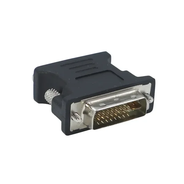 DVI-Adapter, DVI Stecker 24+5 / VGA-Kupplung D-Sub 15-polig