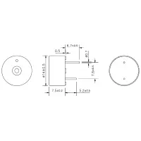 HITPOINT PK-12N40PAQ Piezo-Signalgeber mit Elektronik,...