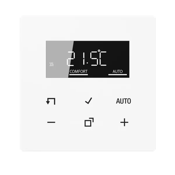 JUNG Serie LS alpinweißmatt, LB-Management Raumthermostat-Set