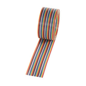 Flachbandleitung, farbig, RM1,27mm, 30,5m Spule, 26-polig