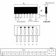 Widerstandsnetzwerk, 8x 4K7, 0,125W, RM2,54, 10 Stück