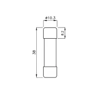 Photovoltaik Sicherungen 10,3x38mm | 1000V gPV 30kA | 1...