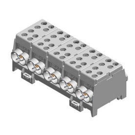 Hauptleitungsabzweigklemme, DIN-Schiene, 5-polig,...